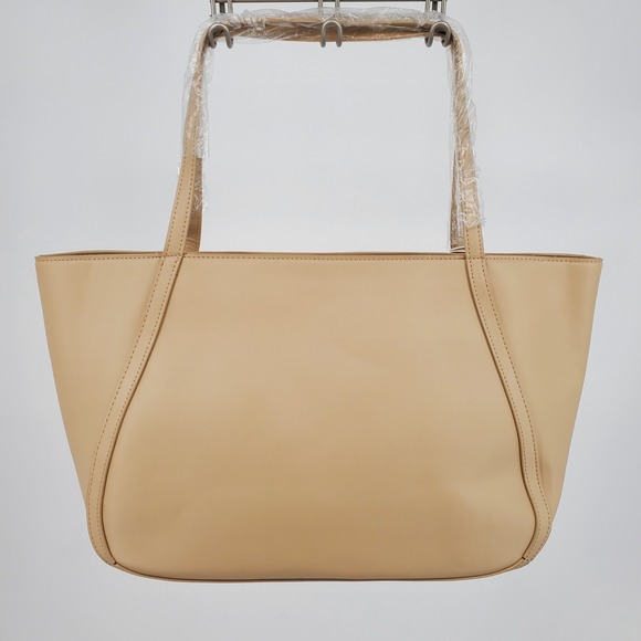 Cavalli Class Sandra Shopper Tote Bag Almond Buff Satchel Handbag Purse New - Picture 2 of 8